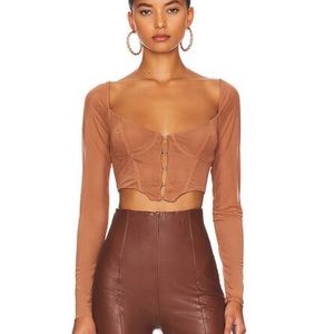 Grecian Top in Saddle